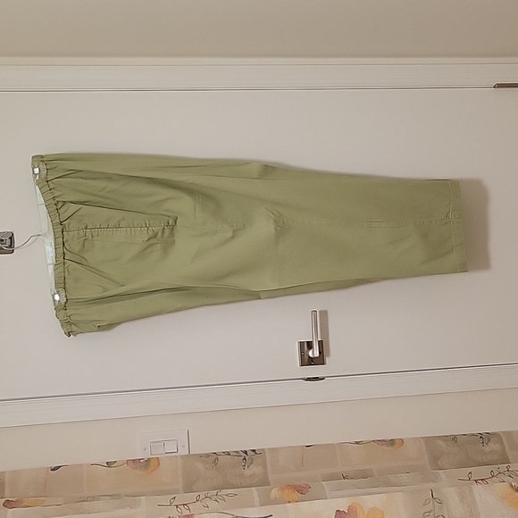 Cotton drawstring pants with pockets 3X - Picture 3 of 7